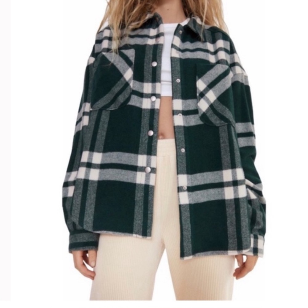 ZARA OVERSIZED WOOL BLEND SHACKET